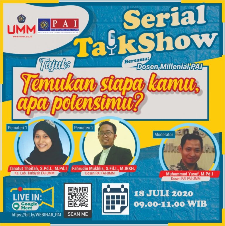 serial talkshow bersama dosen milenial