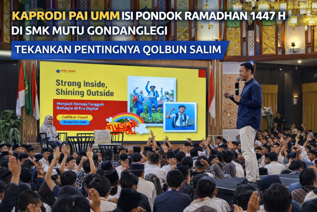 Ustadz Zulfikar memberikan ceramah Pondok Ramadhan